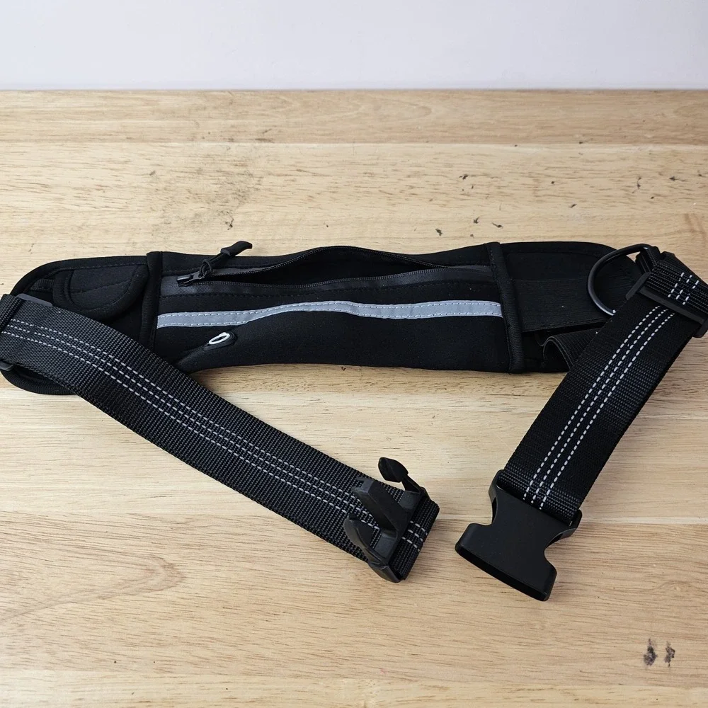 Hipster Running Belt Waist Pack Lightweight Black One Size Dog Walker‎